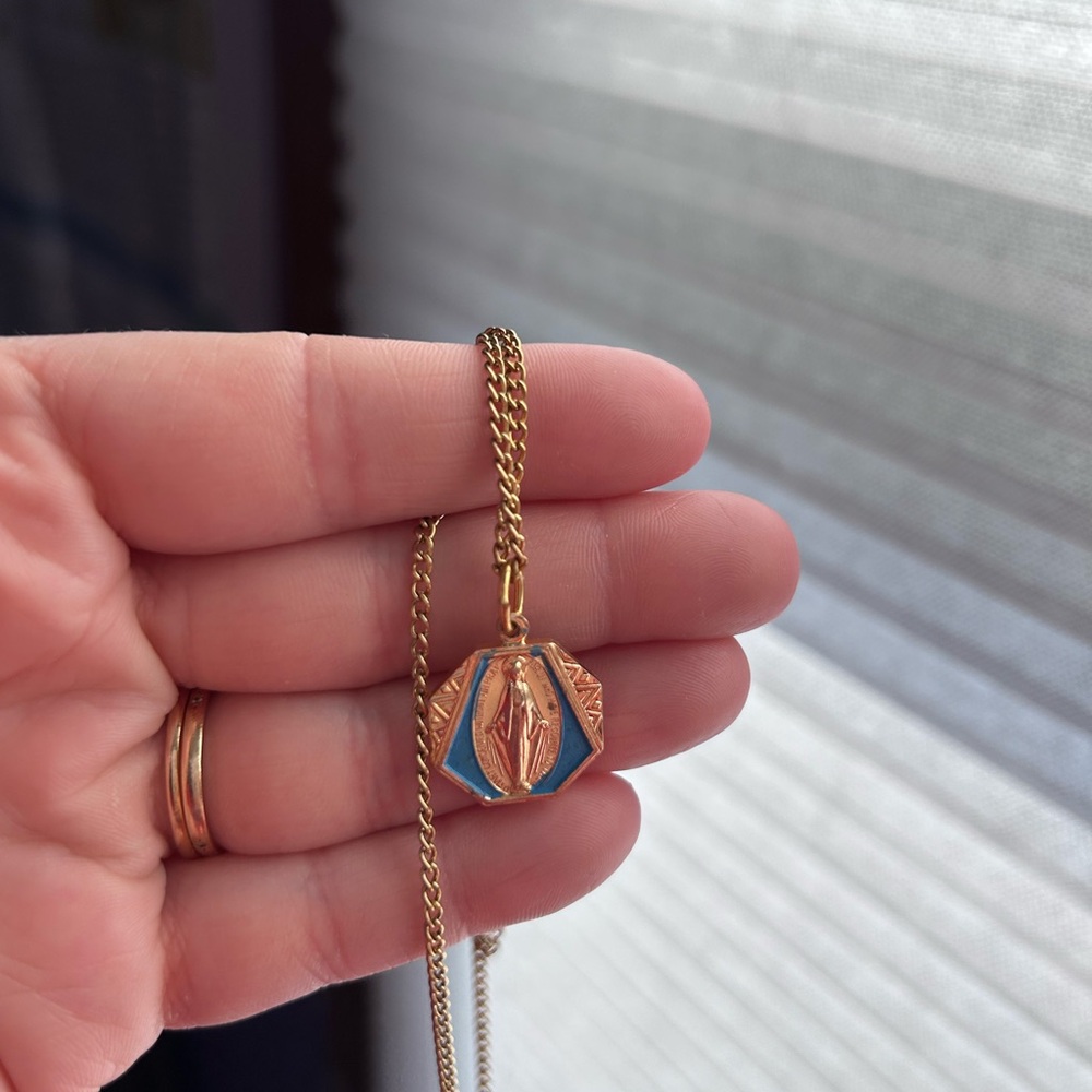 Virgin Mary Necklace